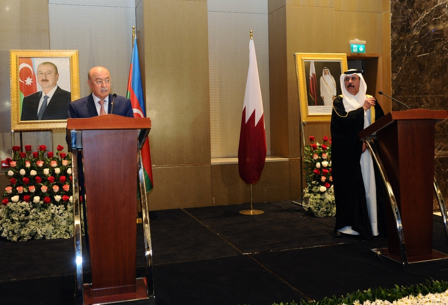 سفارة قطر تقيم استقبالا رسميا بالعيد الوطني في أذربيجان
