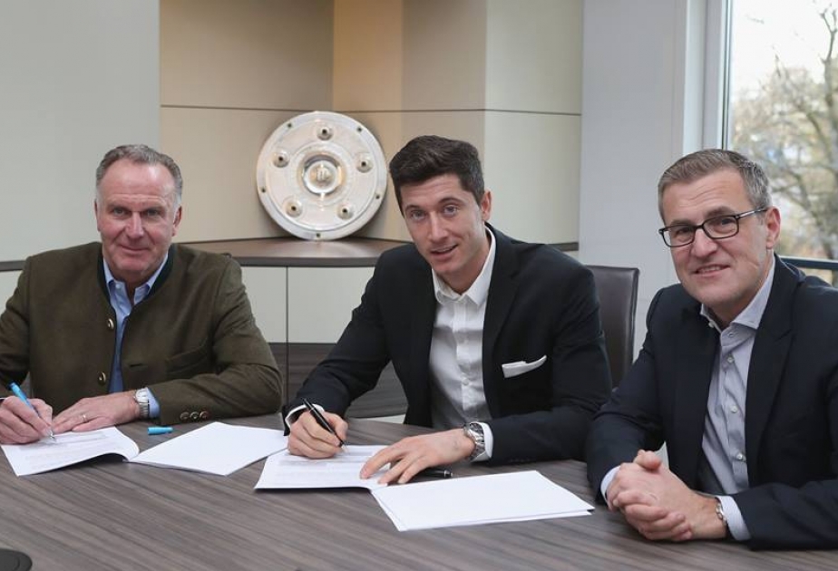 Robert Lewandowski verlängert beim FC Bayern München bis 2021