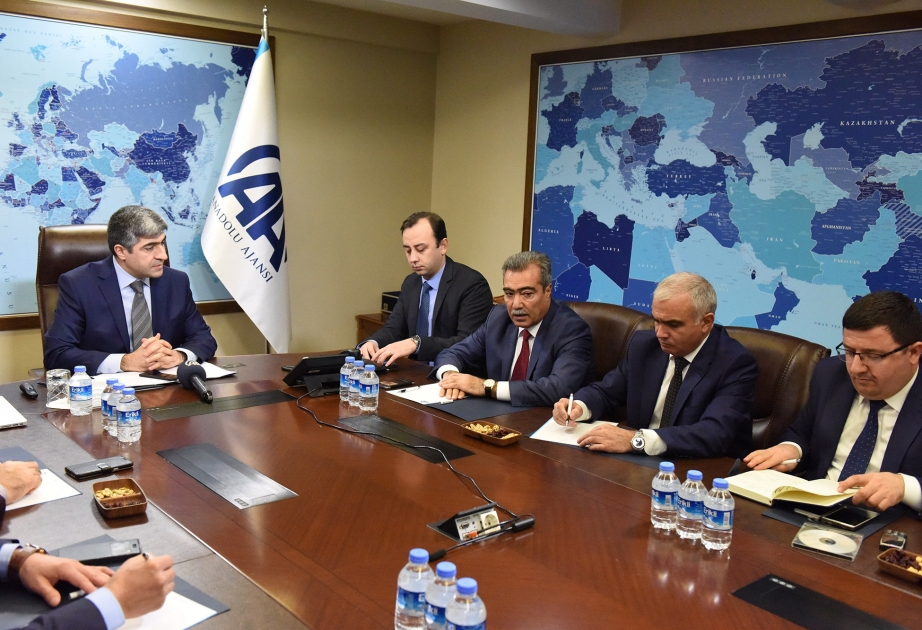 Azerbaijani Media representatives visit Turkish Grand National Assembly and Anadolu Agency