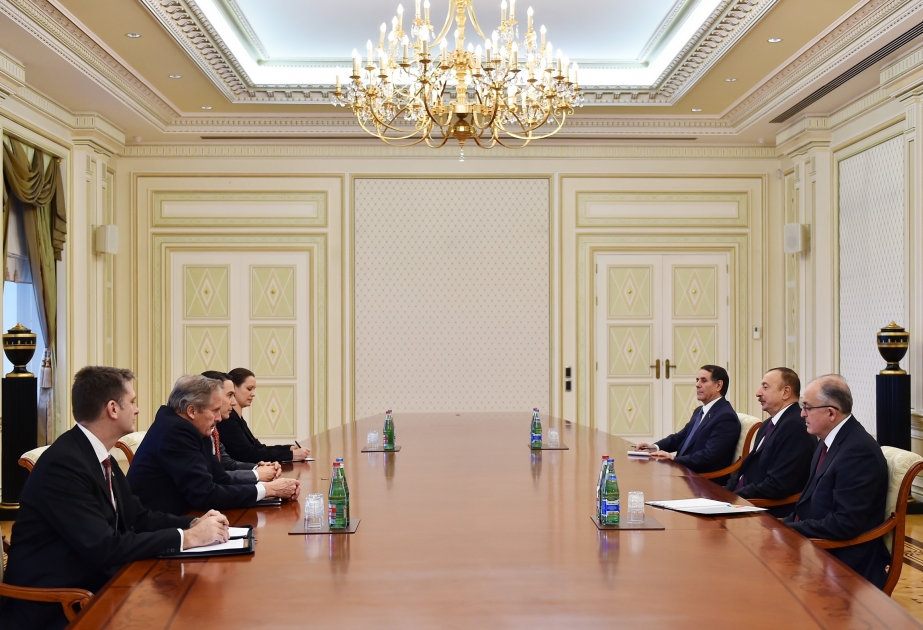 Le président Ilham Aliyev a reçu une délégation menée par Amos Hochstein VIDEO