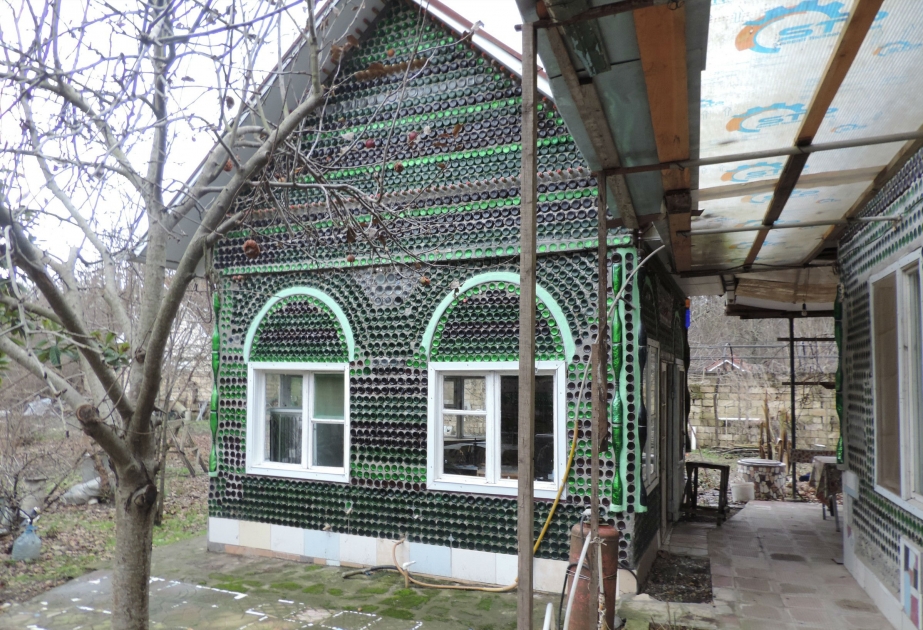 Bottle house in Azerbaijan`s Khachmaz district is a favourite spot for both local and foreign tourists VIDEO