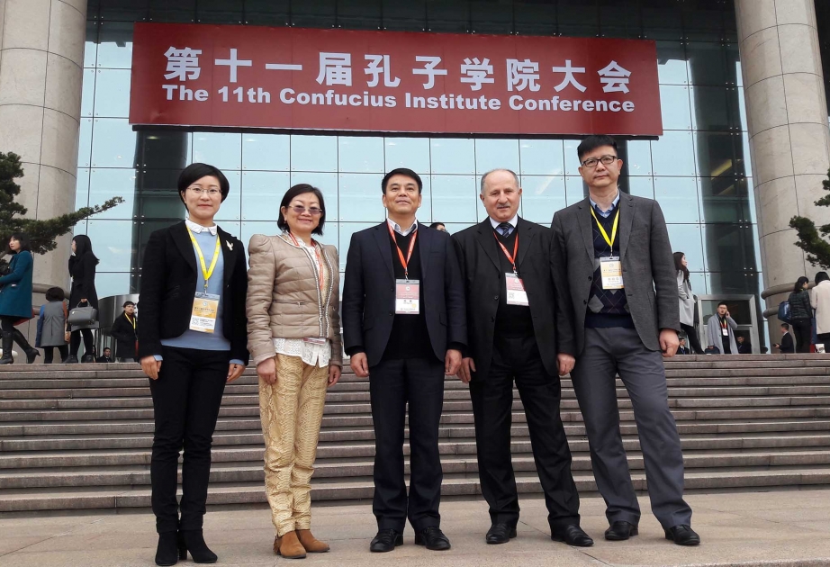 Representatives of Azerbaijan University of Languages attend Confucius Institute Conference