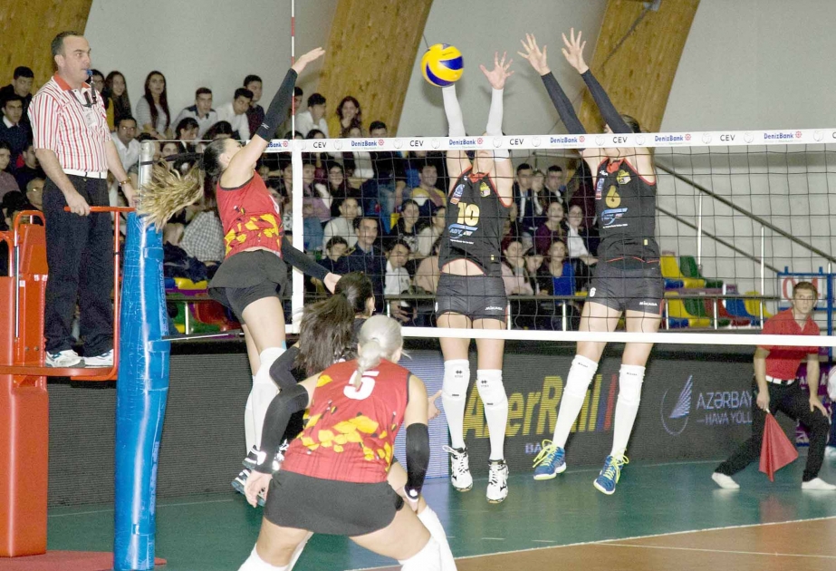 “Azərreyl” voleybol komandası Azərbaycan Super Liqasında növbəti qələbəsini qazanıb