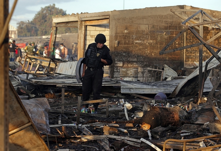 Meksikada fişəng bazarında partlayış nəticəsində azı 29 nəfər həlak olub VİDEO