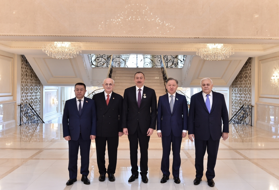 Президент Азербайджана Ильхам Алиев принял председателей парламентов Турции, Казахстана и Кыргызстана [ОБНОВЛЕНО] ВИДЕО