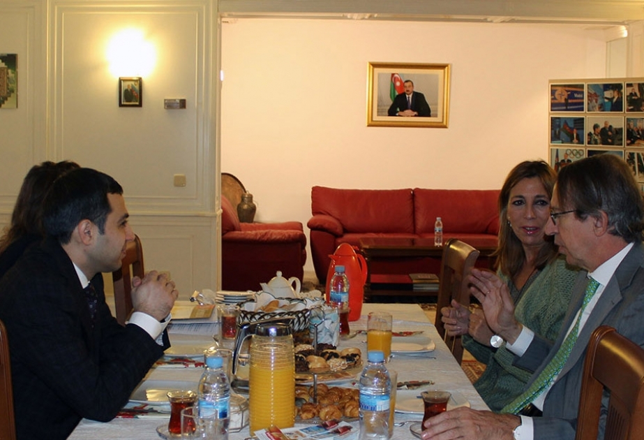 CEO of EFE agency visits Azerbaijan`s Embassy in Spain