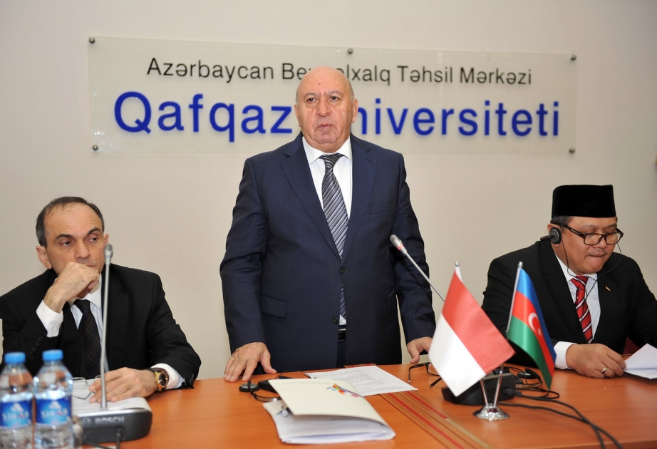 "Multiculturalism and social life in Azerbaijan and Indonesia" workshop held in “Qafqaz” University
