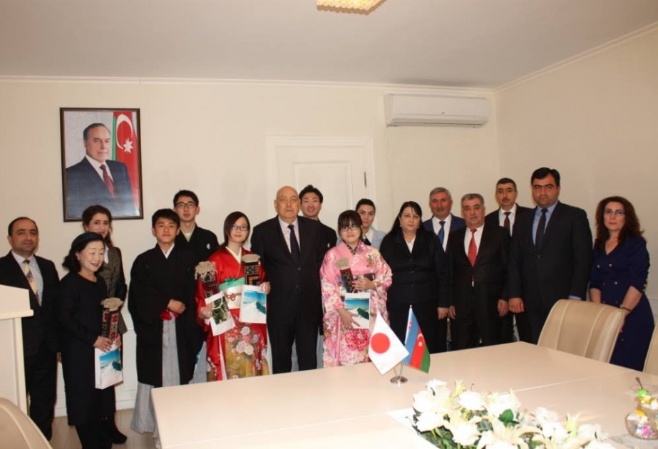 Japanese schoolchildren visit Azerbaijan`s Ismayilli district