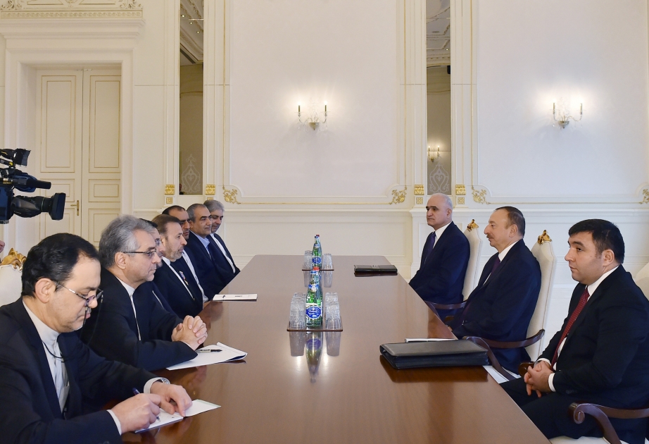 President Ilham Aliyev received delegation led by Iranian Minister of Information and Communications Technology VIDEO