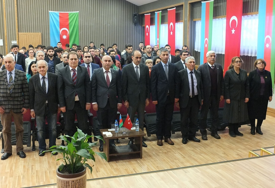 Qarsda “Heydər Əliyev və dünya azərbaycanlıları” mövzusunda konfrans keçirilib