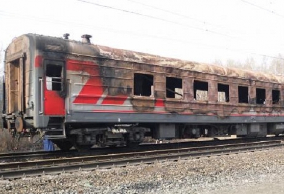 В вагоне на территории железнодорожной станции Алят-Главная произошел пожар