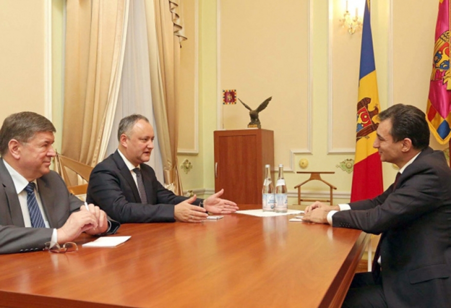 Le président moldave reçoit l’ambassadeur d’Azerbaïdjan à Chisinau