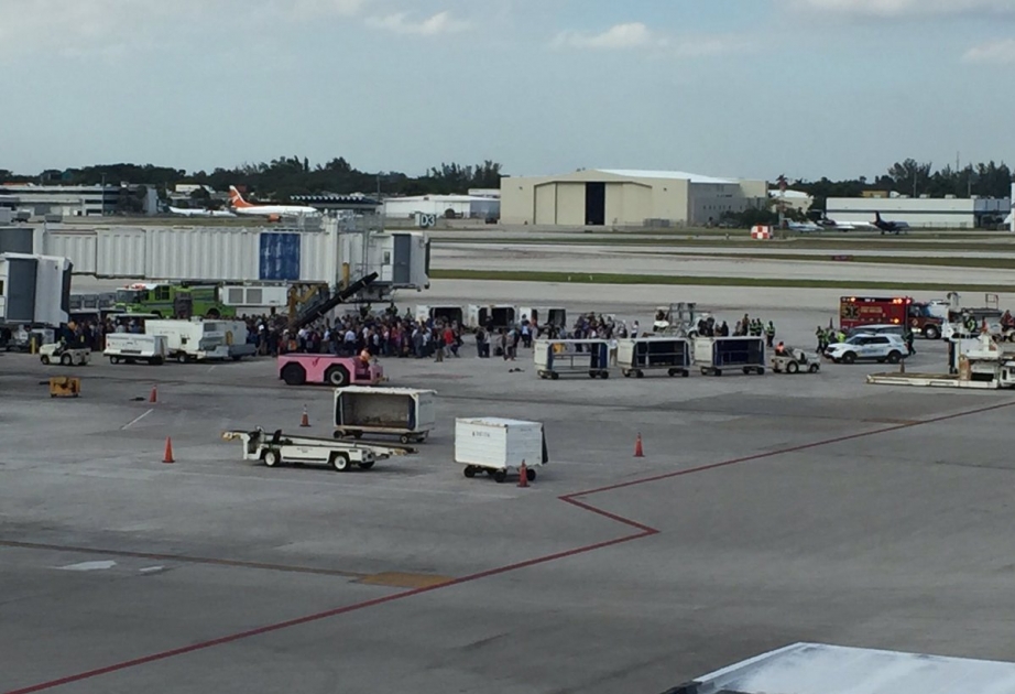Several victims reported shot at US airport