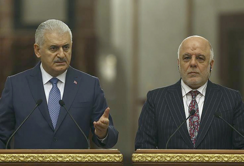 Turkish PM Yildirim arrives in Baghdad