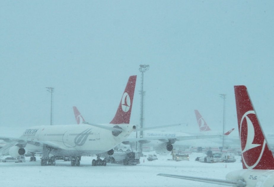 Turkish Airlines cancels Istanbul-Baku-Istanbul flights due to bad weather conditions