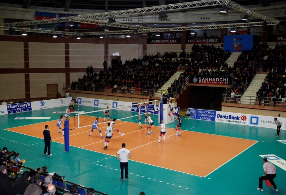 Bakının “Telekom” voleybol klubu Çempionlar Liqası yarışlarında növbəti oyununu keçirib