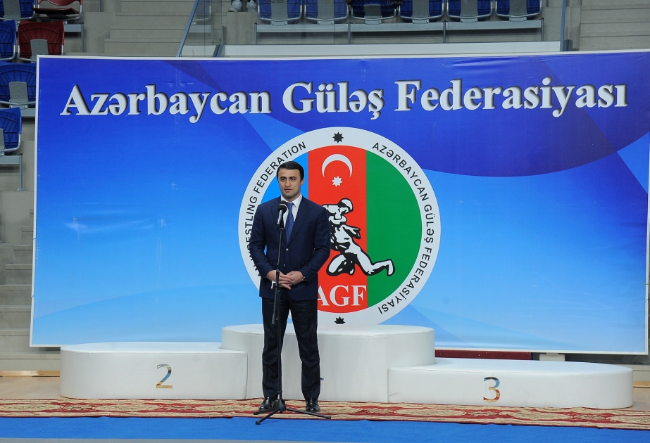 Sərbəst və yunan-Roma güləşi üzrə Azərbaycan çempionatının açılış mərasimi olub VİDEO