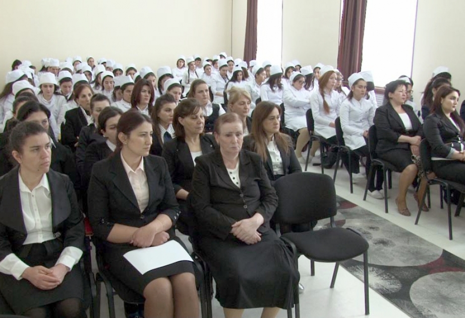 В Нахчыванском медицинском колледже отмечен юбилей Азиза Алиева
