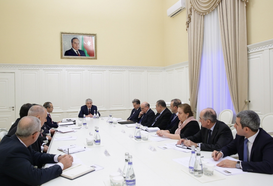 Meeting on declaration of 2017 “Year of Islamic Solidarity” held by Cabinet of Ministers in Baku