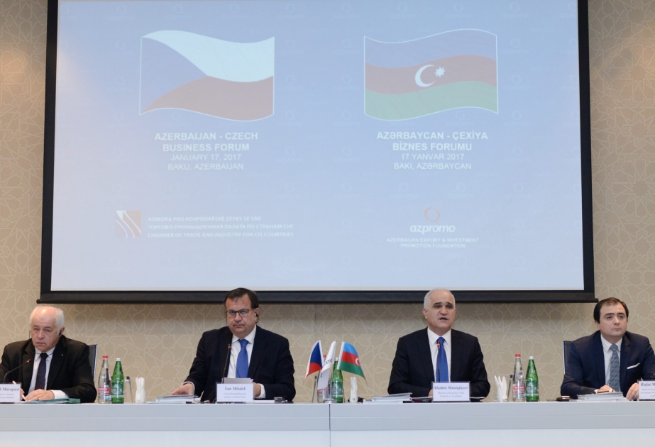 Azerbaijan-Czech business forum held in Baku