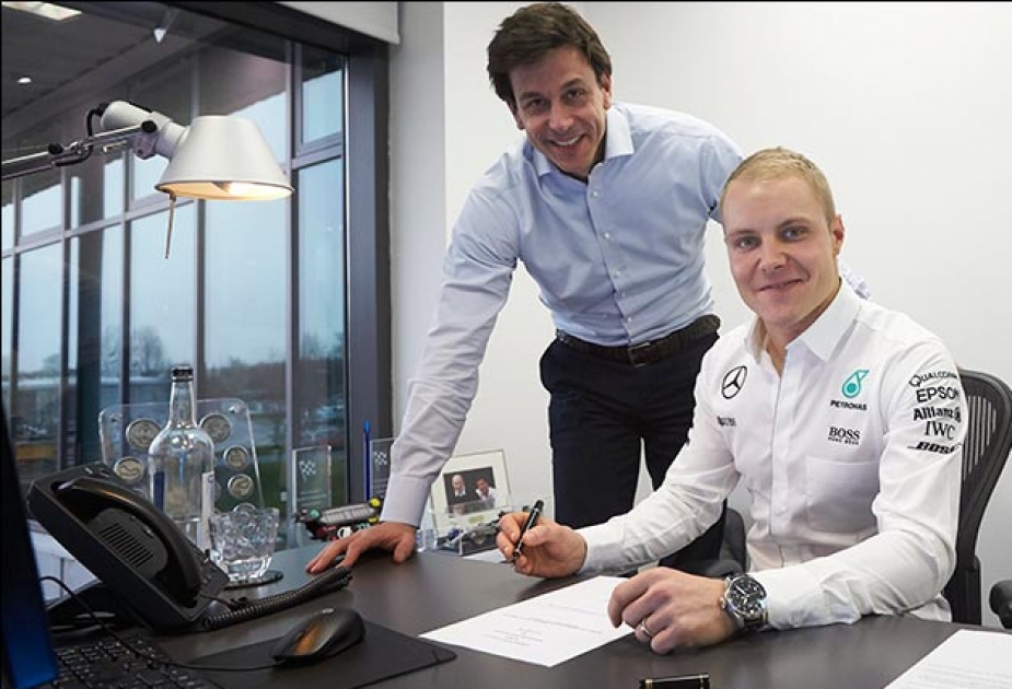 Mercedes confirms Bottas as Hamilton's teammate