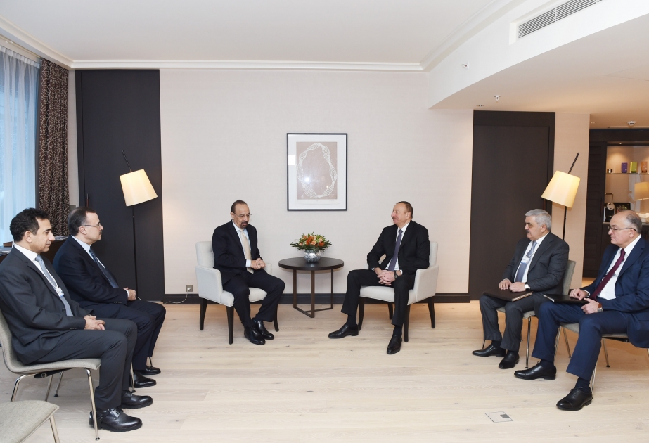 Prezident İlham Əliyev Səudiyyə Ərəbistanının energetika, sənaye və təbii sərvətlər naziri ilə görüşüb [YENİLƏNİB] VİDEO