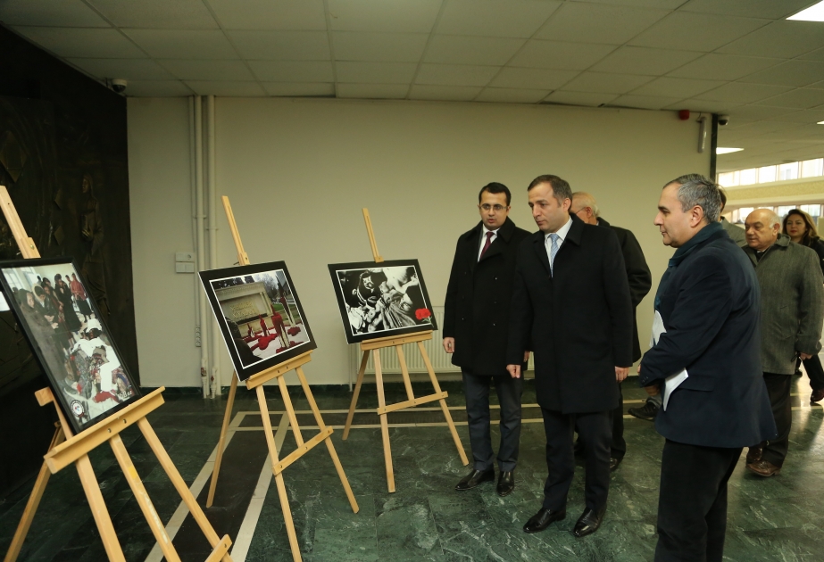 İstanbul universitetlərində 20 Yanvar faciəsini əks etdirən sərgilər təşkil olunub