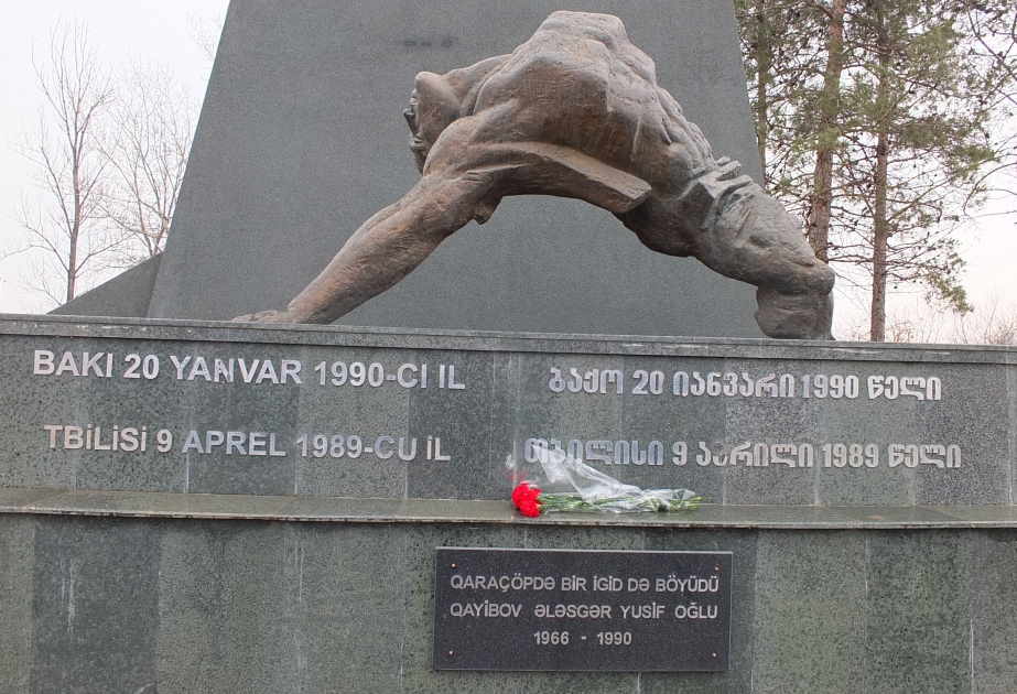 Gürcüstanda 20 Yanvar şəhidlərinin ailələrinə yardım edilib