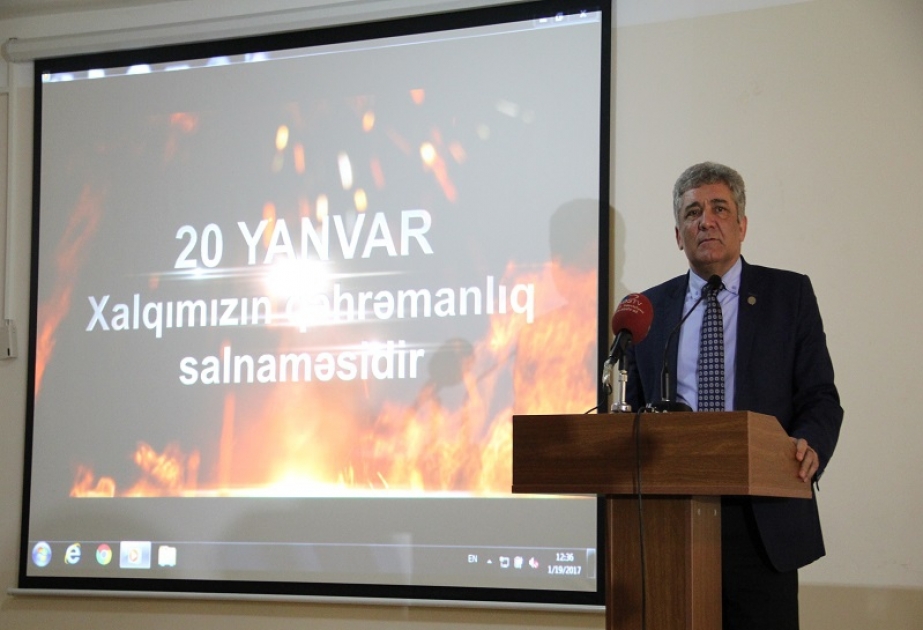 20 Yanvar tariximizin şanlı səhifəsidir