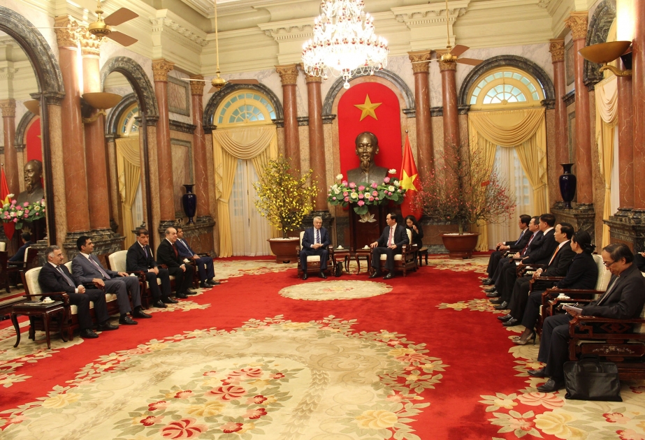 Vietnamese President hails his country`s relations with Azerbaijan