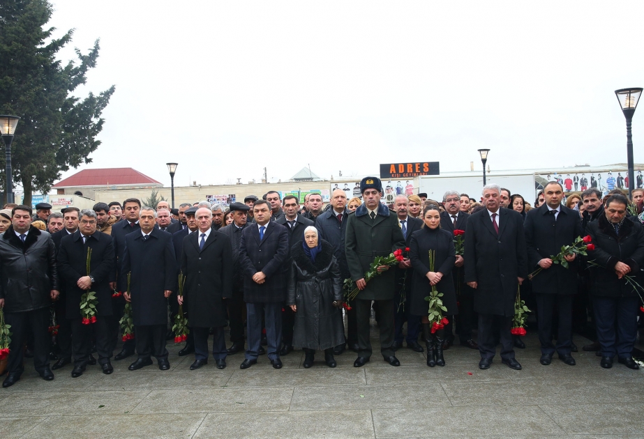 Binəqədidə 20 Yanvar şəhidlərinin xatirəsi anılıb