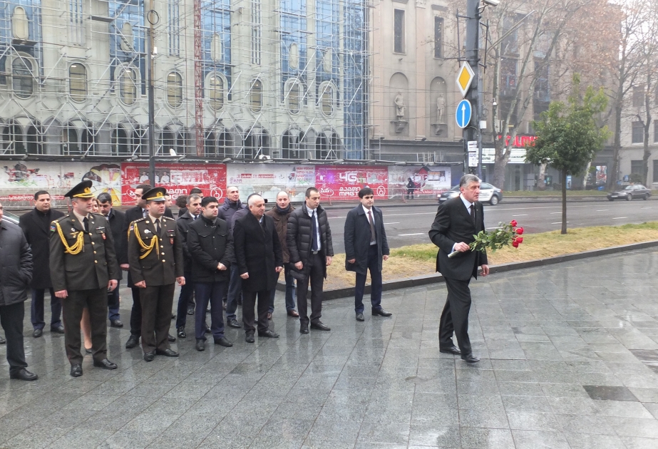 Azərbaycanın Gürcüstandakı səfirliyində 20 Yanvar faciəsi ilə bağlı anım mərasimi keçirilib