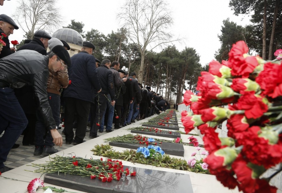 20 Yanvar şəhidlərinin xatirəsi Qarabağ bölgəsində böyük ehtiramla yad edilib