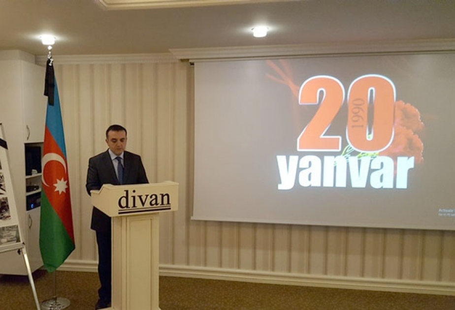 Azərbaycanın Batumidəki Baş konsulluğu 20 Yanvar faciəsi ilə bağlı tədbir təşkil edib