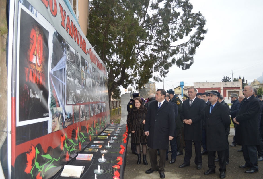 Cənub bölgəsində 20 Yanvar şəhidlərinin xatirəsi böyük ehtiramla anılıb