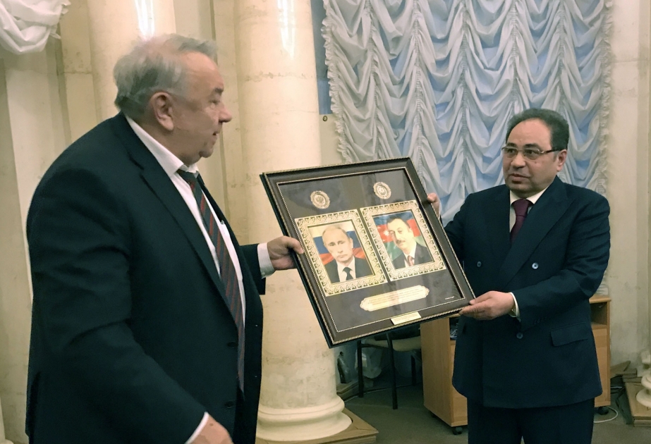 Rector of Baku State University presented with certificate of full member of Russian Academy of Sciences
