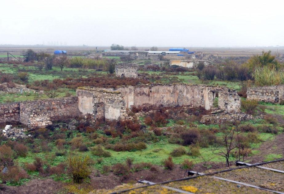 تخصيص أموال لاعادة بناء قرية جوجوق مرجانلي من الاحتلال الأرميني بمحافظة جبرائيل المحتلة