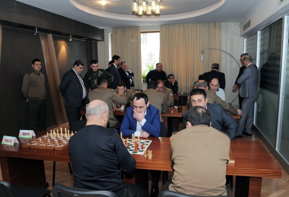 Fövqəladə Hallar Nazirliyinin qurumları arasında şahmat çempionatı keçirilib