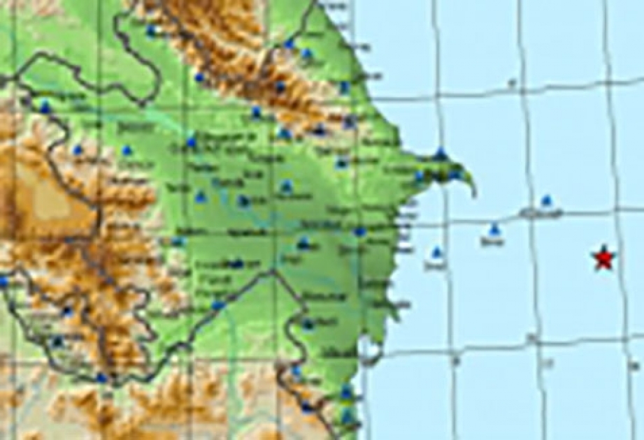 В Каспийском море произошло землетрясение магнитудой 4,4