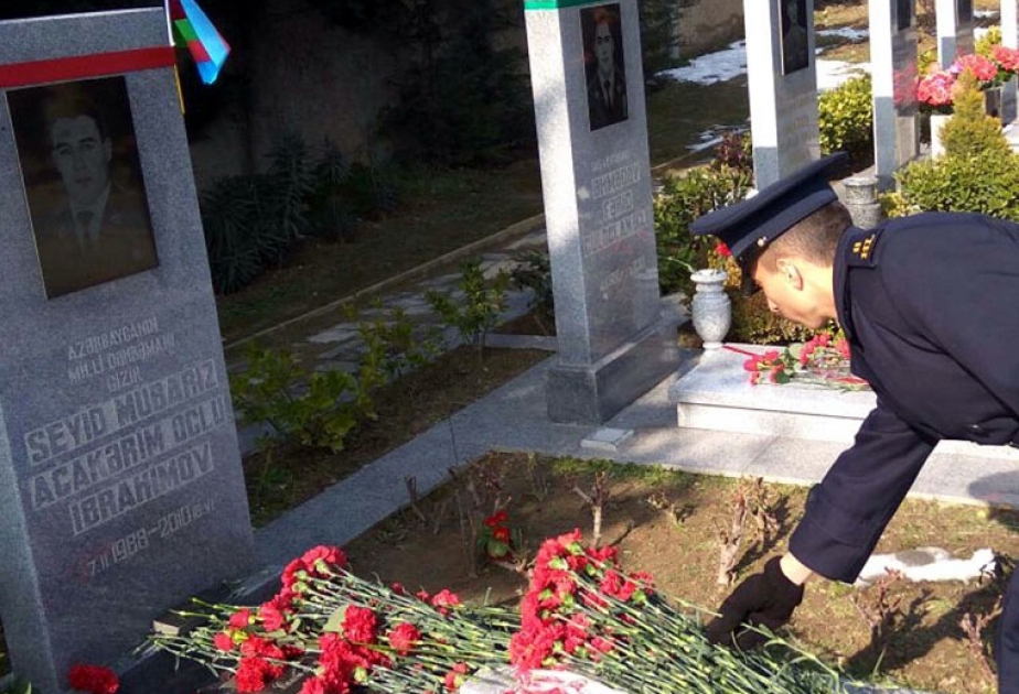 Azərbaycanın Milli Qəhrəmanı Mübariz İbrahimovun xatirəsi anılıb