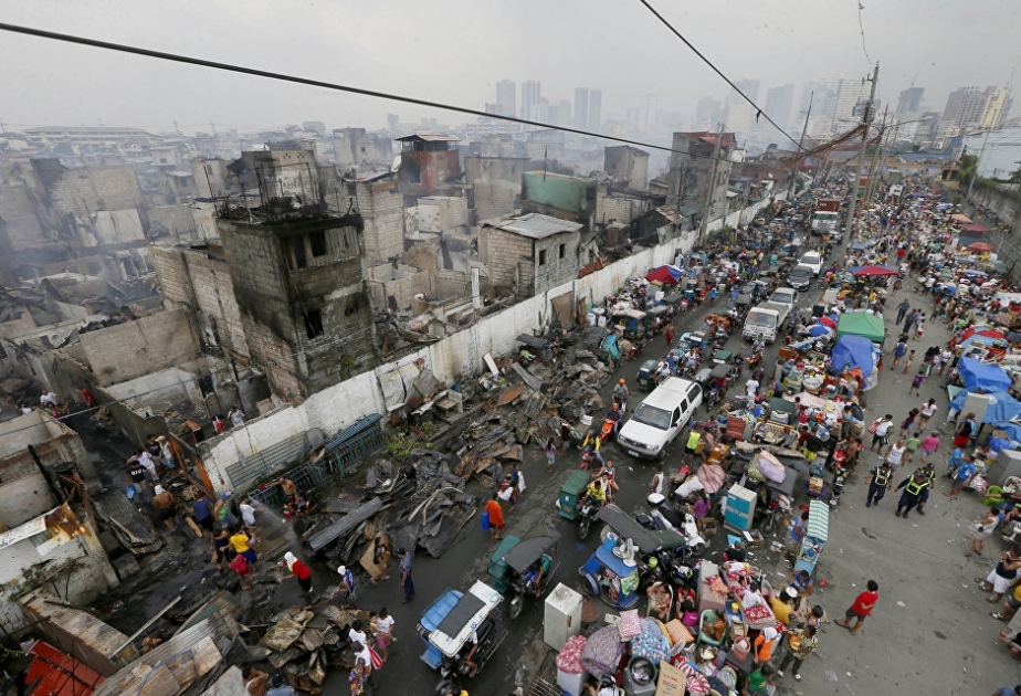 15,000 residents lose homes in Manila shantytown fire