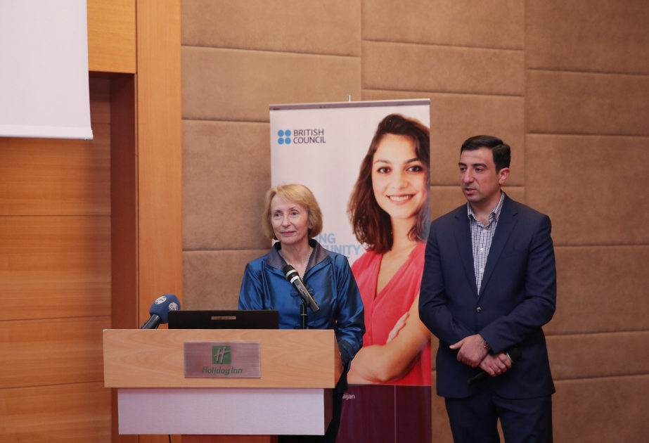 Meeting with graduators of business journalism project held in Baku