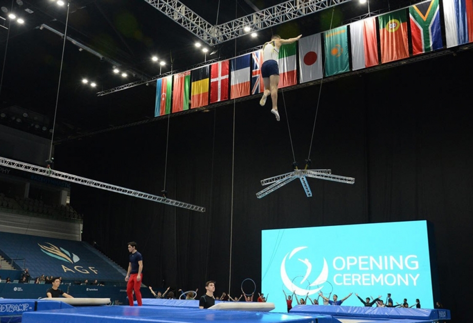 Baku hosts trainings of World Cup gymnasts
