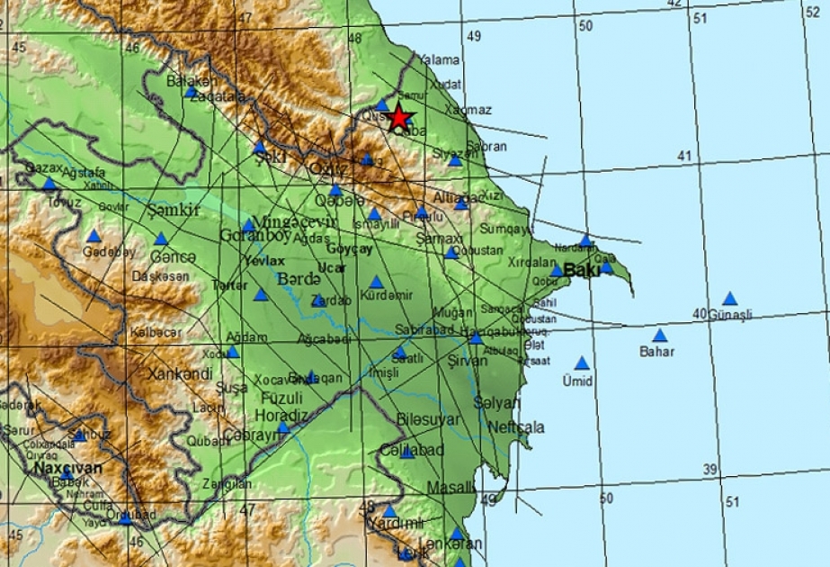 Qusar rayonu ərazisində zəlzələ qeydə alınıb