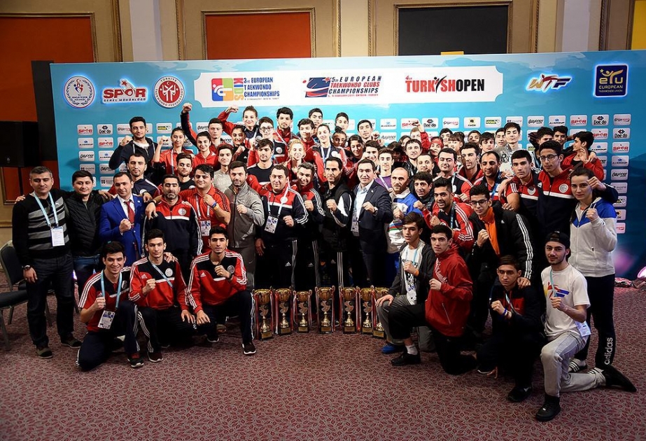 Azerbaijani taekwondo fighters win 10 medals at Turkish Open