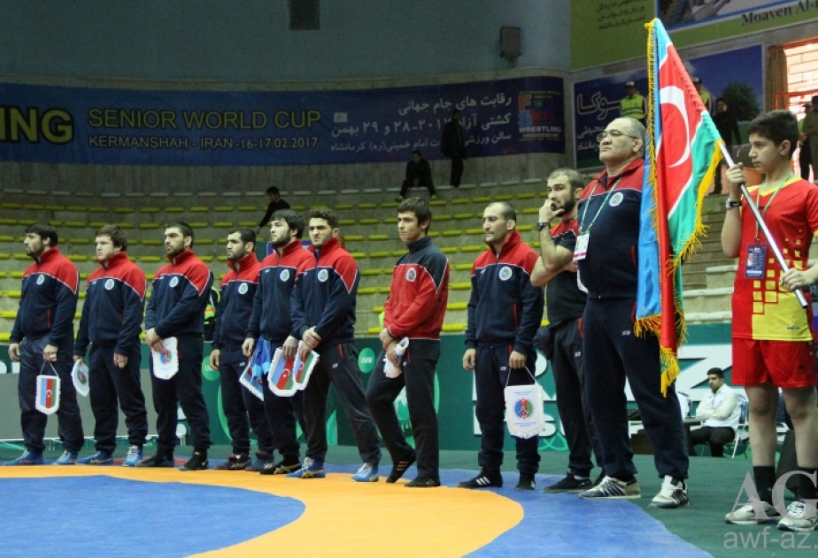 Azerbaijani wrestlers claim bronze medal at Freestyle World Cup