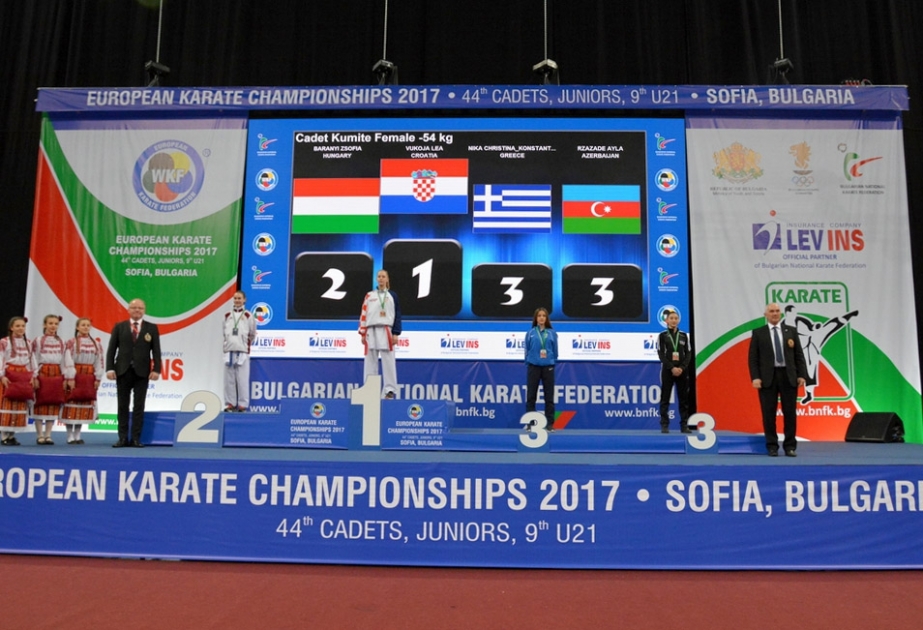 Azerbaijani female karate fighter wins European bronze