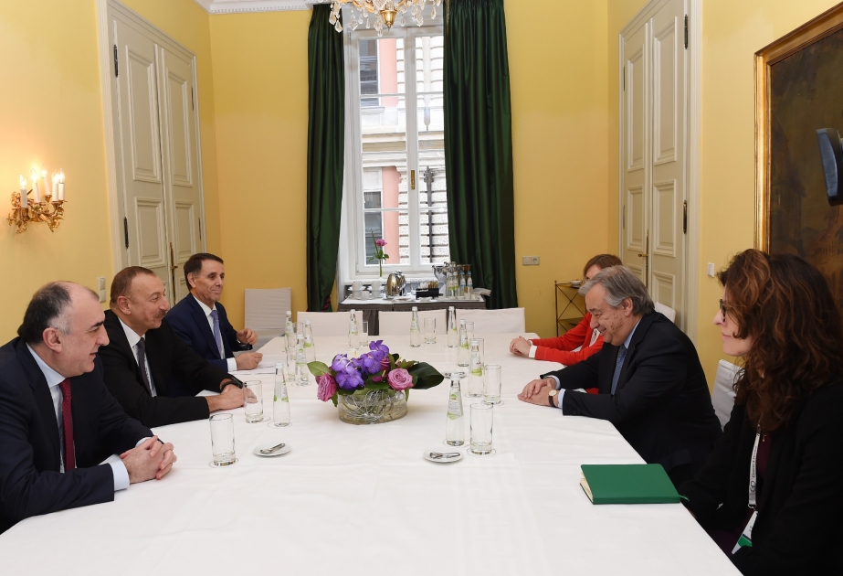 Состоялась встреча Президента Азербайджана Ильхама Алиева с генеральным секретарем ООН Антониу Гутерришем ОБНОВЛЕНО ВИДЕО