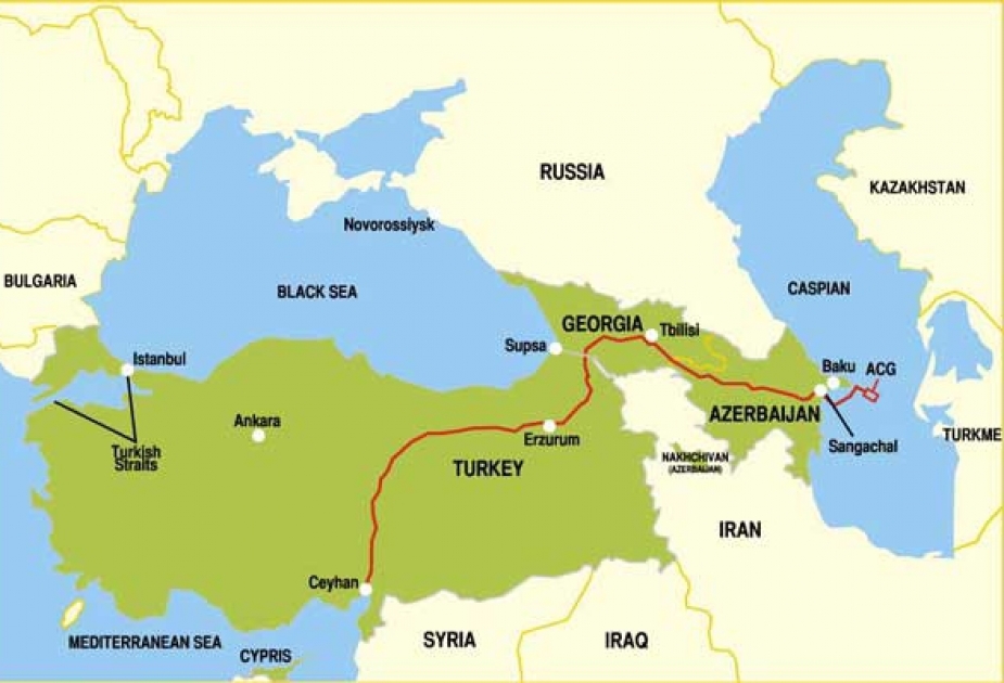 3.5 million tons of oil transported via main pipelines in Azerbaijan in January