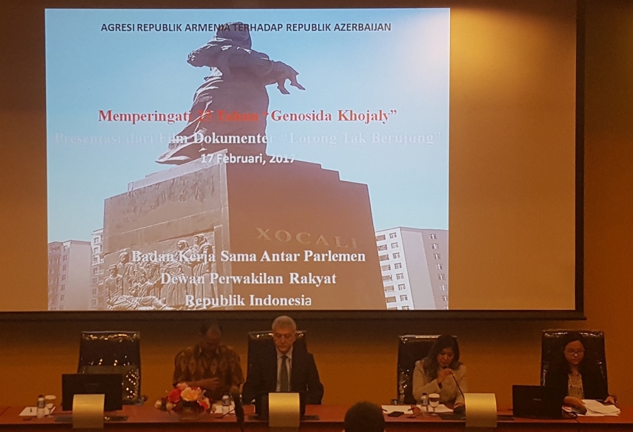 Le 25e anniversaire du génocide de Khodjaly commémoré en Indonésie